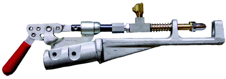 QUICK FILL CONNECTOR - Lever Operated Hose End Adapter for Fork Lift Cylinder Filling